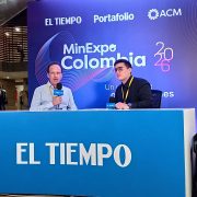 Entrevista Christian Sieber en Minexpo con El Tiempo y Portafolio